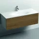 Приобрести Тумба под раковину Kerasan Shape 120 9325K3 подвесная Дуб Белая в магазине сантехники Santeh-Crystal.ru
