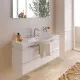 Приобрести Тумба под раковину Laufen Palace New 120 4.0130.2.075.475.1 подвесная Белая глянцевая в магазине сантехники Santeh-Crystal.ru