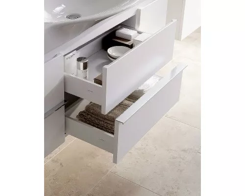 Приобрести Тумба под раковину Laufen Palace New 120 4.0130.2.075.475.1 подвесная Белая глянцевая в магазине сантехники Santeh-Crystal.ru