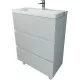 Приобрести Тумба с раковиной Marka One Bumble 50H У88747 Белая в магазине сантехники Santeh-Crystal.ru