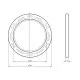 Заказать Зеркало Migliore CDB 75 30584 Золото в магазине сантехники Santeh-Crystal.ru