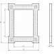 Заказать Зеркало Migliore CDB 70 26539 Серебро в магазине сантехники Santeh-Crystal.ru