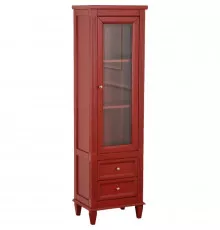 Шкаф пенал Migliore Kantri 50 26726 Бордовый