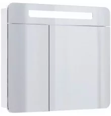 Зеркальный шкаф Onika Неаполь 80.01 208094 с подсветкой Белый