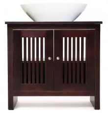 Тумба с раковиной Orange Capri 75 OCN-75TU+RA Орех