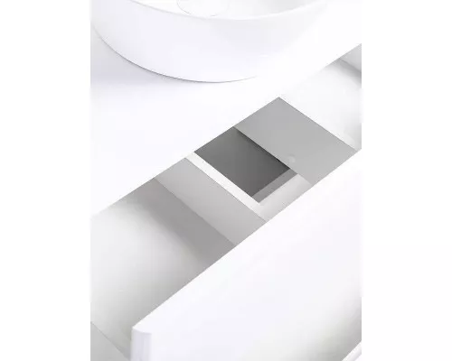 Приобрести Тумба с раковиной Orange Otto 75 Ot-75TuMDF+B08-360W подвесная Белый глянец в магазине сантехники Santeh-Crystal.ru