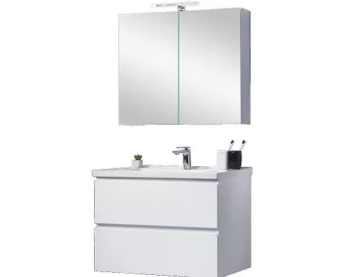 Заказать Зеркальный шкаф Orans BC-4023W 60 4023600W с подсветкой Белый глянец в магазине сантехники Santeh-Crystal.ru