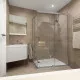Купить Зеркало Ravak 10° 55 L X000001072 угловое Темный орех в магазине сантехники Santeh-Crystal.ru