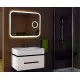 Заказать Зеркало Relisan Constance 1200х800 Гл000024356 с подсветкой с сенсорным выключателем, увеличением и часами в магазине сантехники Santeh-Crystal.ru