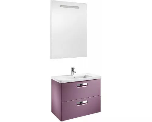 Приобрести Тумба под раковину Roca The Gap 70 ZRU9302741 подвесная Фиолетовая в магазине сантехники Santeh-Crystal.ru