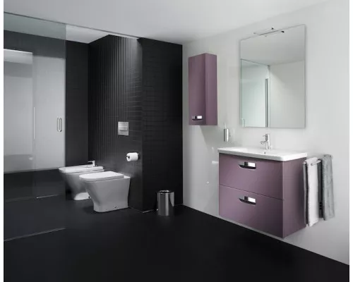 Приобрести Тумба под раковину Roca The Gap 70 ZRU9302741 подвесная Фиолетовая в магазине сантехники Santeh-Crystal.ru