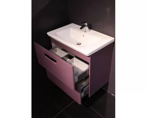 Приобрести Тумба под раковину Roca The Gap 70 ZRU9302741 подвесная Фиолетовая в магазине сантехники Santeh-Crystal.ru