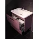 Приобрести Тумба под раковину Roca The Gap 70 ZRU9302741 подвесная Фиолетовая в магазине сантехники Santeh-Crystal.ru