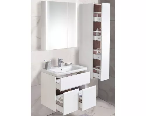 Купить Зеркальный шкаф Roca Up 70 ZRU9303016 с подсветкой Белый глянец в магазине сантехники Santeh-Crystal.ru