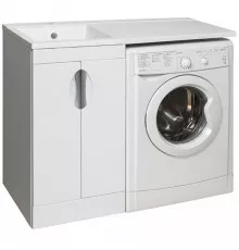 Тумба под раковину Runo Лира 105 00-00000144 Белая