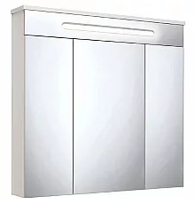 Зеркальный шкаф Runo Парма 75 00000001148 с подсветкой Белый