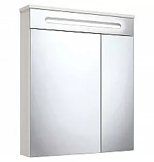 Зеркальный шкаф Runo Парма 60 00000001147 с подсветкой Белый