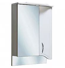 Зеркальный шкаф Runo Севилья 50 R 00000000799 с подсветкой Белый