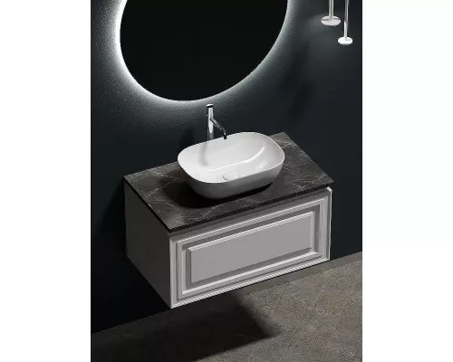 Столешница под раковину Sancos 80 TT80A1X Black Sky