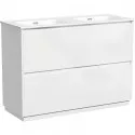 Тумба под раковину Sancos Libra Floor 120 LB120F-2W Белый глянец