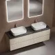 Столешница под раковину Sancos 160 TT160A1X Black Sky