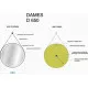 Приобрести Зеркало Sancos Dames 65 DA650 с подсветкой Черное с сенсорным выключателем в магазине сантехники Santeh-Crystal.ru