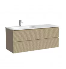 Тумба под раковину Sancos Folk 120 L FL120LCP подвесная цвет Капучино