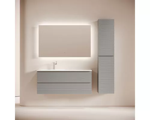 Тумба под раковину Sancos Folk 120 L FL120LES подвесная цвет Ergraut soft