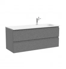 Тумба под раковину Sancos Folk 120 R FL120RES подвесная цвет Ergraut soft