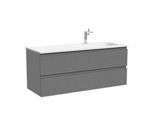 Тумба под раковину Sancos Folk 120 R FL120RES подвесная цвет Ergraut soft