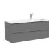 Тумба под раковину Sancos Folk 120 R FL120RES подвесная цвет Ergraut soft