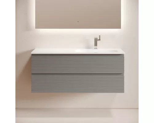 Тумба под раковину Sancos Folk 120 R FL120RES подвесная цвет Ergraut soft