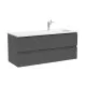Тумба под раковину Sancos Folk 120 R FL120RGS подвесная цвет Grey soft