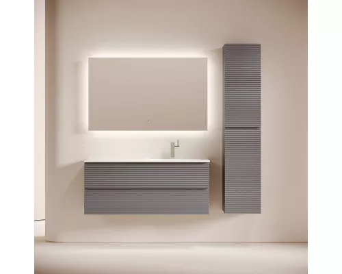 Тумба под раковину Sancos Folk 120 R FL120RGS подвесная цвет Grey soft