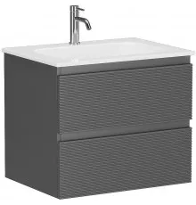 Тумба под раковину Sancos Folk 60 FL60GS подвесная Grey soft