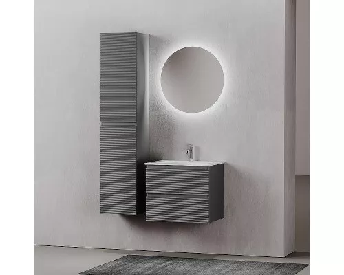 Тумба под раковину Sancos Folk 60 FL60GS подвесная Grey soft