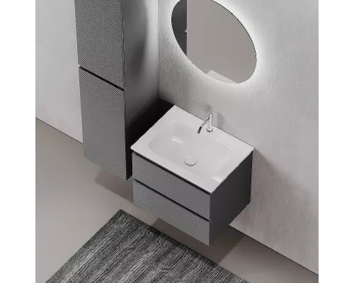Тумба под раковину Sancos Folk 60 FL60GS подвесная Grey soft