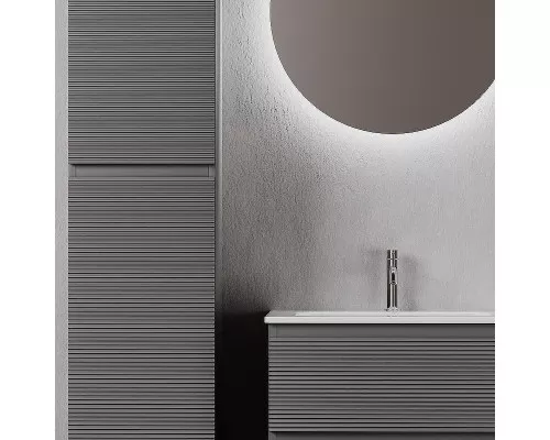 Тумба под раковину Sancos Folk 60 FL60GS подвесная Grey soft