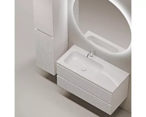 Тумба под раковину Sancos Folk 100 L FL100LW подвесная Bianco