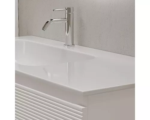 Тумба под раковину Sancos Folk 100 L FL100LW подвесная Bianco