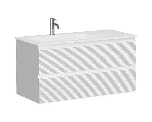 Тумба под раковину Sancos Folk 100 L FL100LW подвесная Bianco