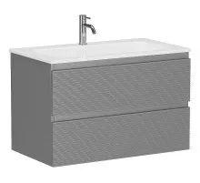 Тумба под раковину Sancos Folk 80 FL80ES подвесная Ergraut soft