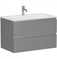 Тумба под раковину Sancos Folk 80 FL80ES подвесная Ergraut soft