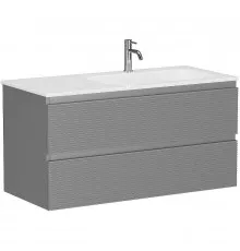 Тумба под раковину Sancos Folk 100 R FL100RES подвесная Ergraut soft