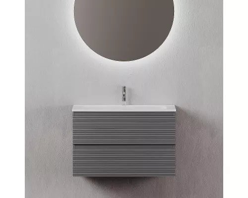 Тумба под раковину Sancos Folk 80 FL80GS подвесная Grey soft