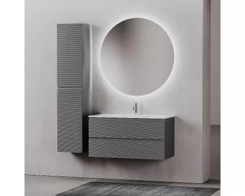Тумба под раковину Sancos Folk 100 FL100GS подвесная Grey soft