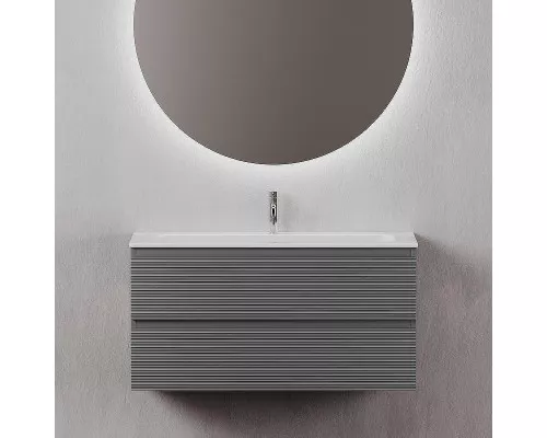 Тумба под раковину Sancos Folk 100 FL100GS подвесная Grey soft