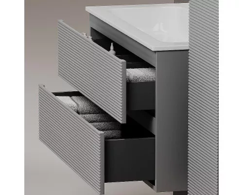 Тумба под раковину Sancos Folk 100 FL100GS подвесная Grey soft
