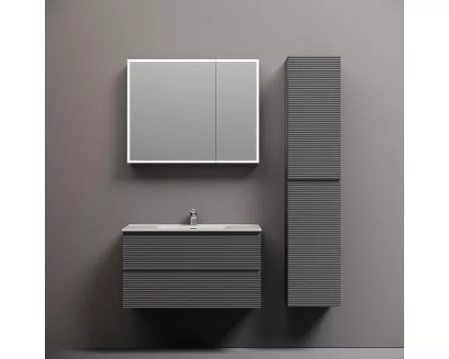 Тумба под раковину Sancos Folk 90 FL90GS подвесная Grey soft