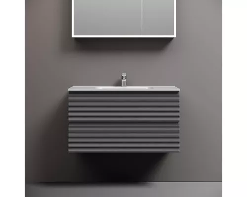 Тумба под раковину Sancos Folk 90 FL90GS подвесная Grey soft